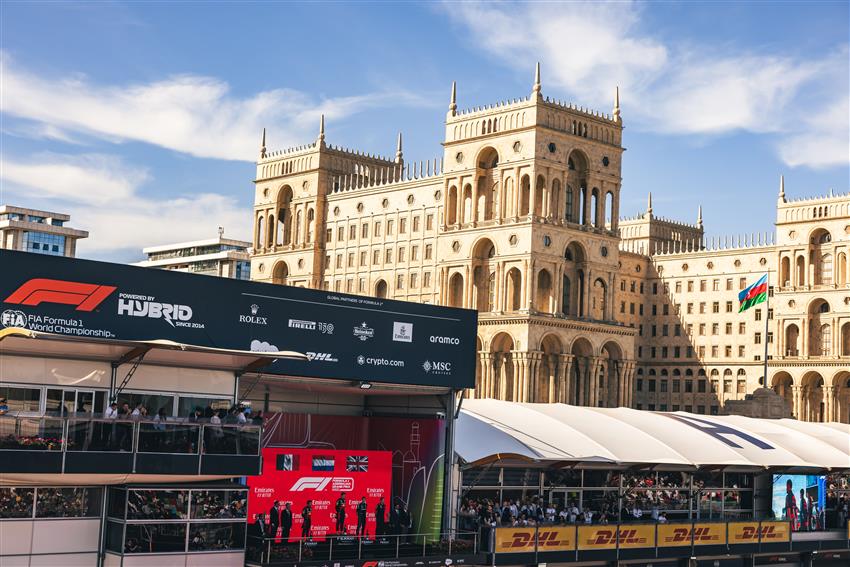 Azerbaijan Baku cityscape